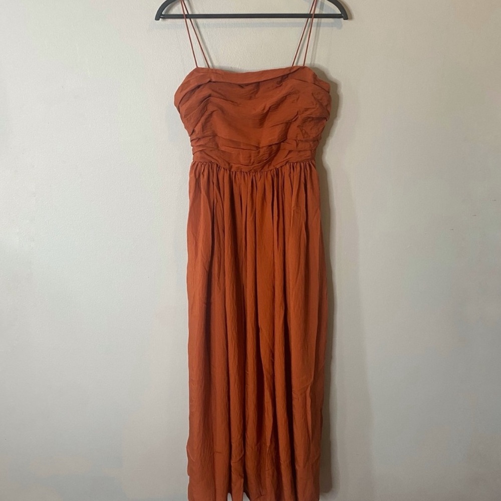 Anthropologie The Lorelei Ruched Bodice Midi Dress - Picture 9 of 9